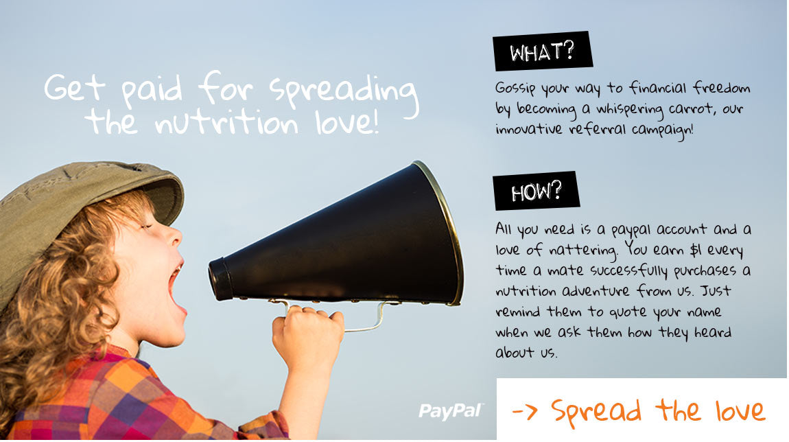 Get paid to spread te nutrition love!